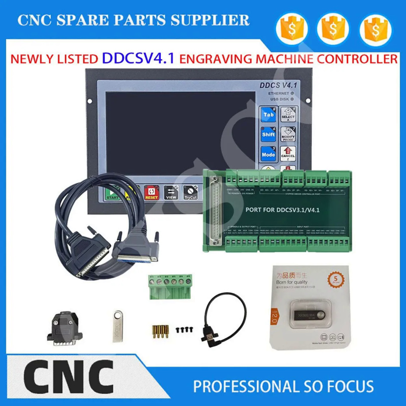 Ddcs V4.1 4 Axis Cnc Offline Controller - อัปเกรด DDCSV3.1 ล่าสุด เป็น DDCS V4.1
