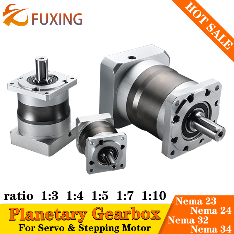 PLF85A อัตราส่วน 5:1 10:1 20:1 - Planetary Gearbox Reducer Nema 23 34 บทวิจารณ์และราคา
