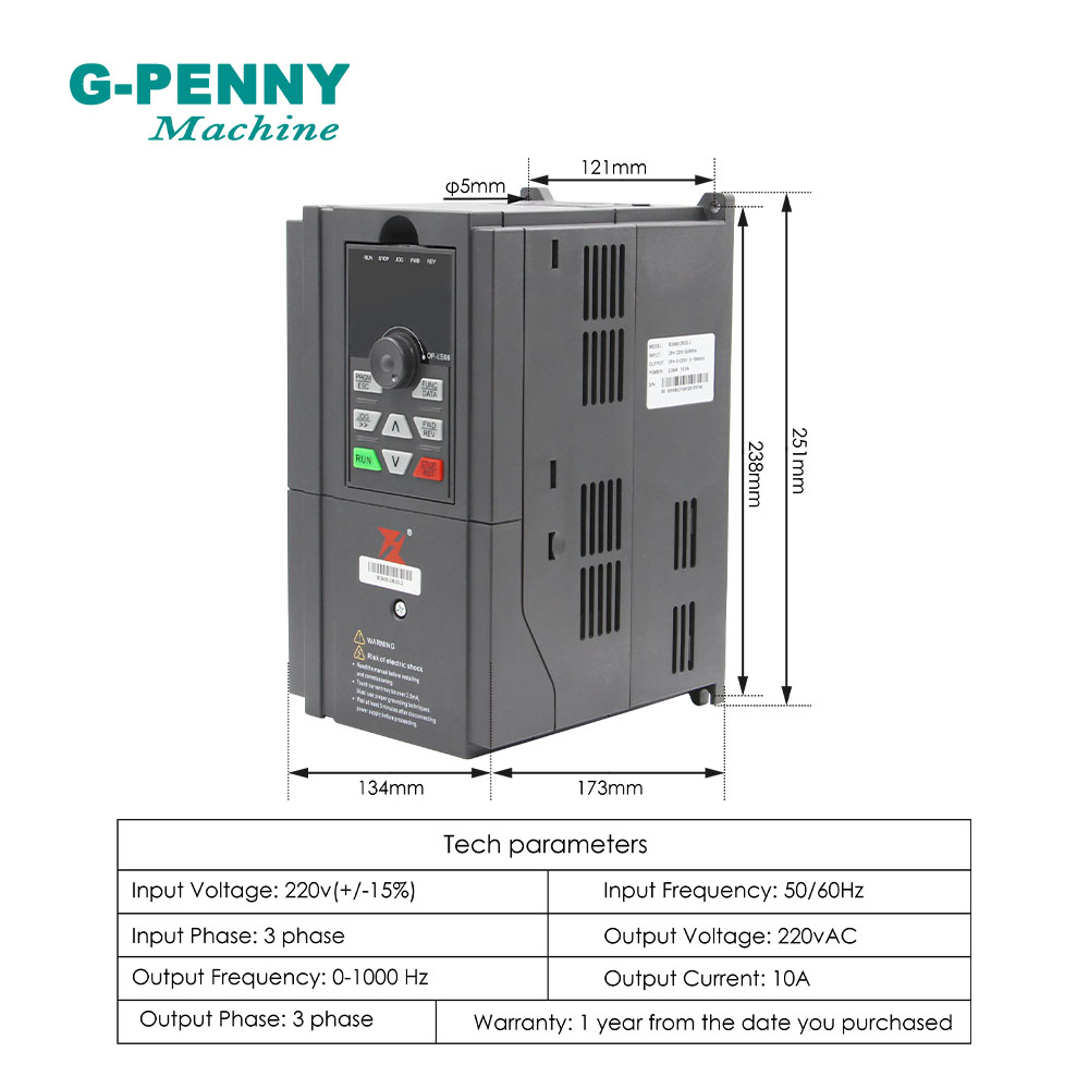 ชุดมอเตอร์สปินเดิลระบายความร้อ - 2.2Kw Water Cooled Spindle Kit Vfd บทวิจารณ์และราคา