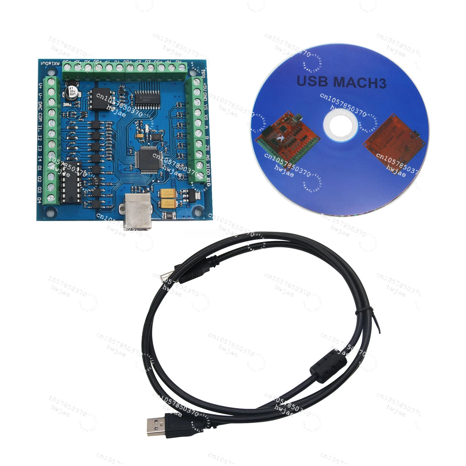 การ์ดควบคุม CNC แบบ USB 4 แกน  - Mach3 Usb Cnc Controller 4 Axis 100Khz บทวิจารณ์และราคา